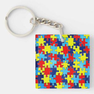 Autism Awareness-Puzzle von Shirley Taylor Schlüsselanhänger