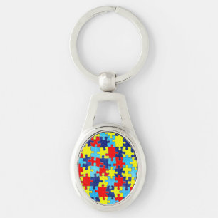 Autism Awareness-Puzzle von Shirley Taylor Schlüsselanhänger