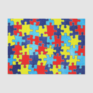 Autism Awareness-Puzzle von Shirley Taylor Seidenpapier