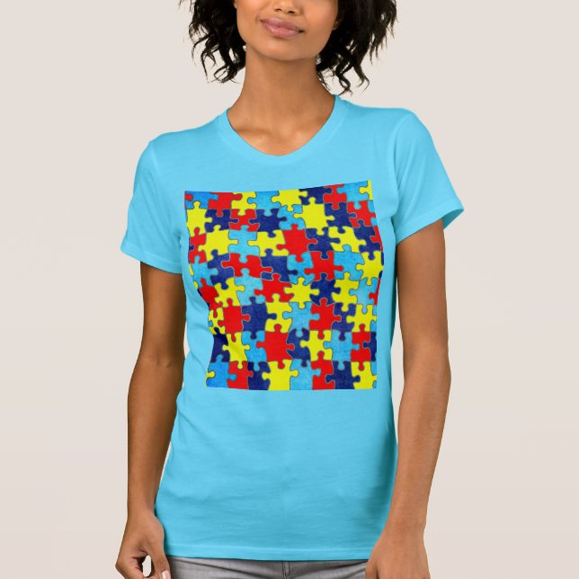 Autism Awareness-Puzzle von Shirley Taylor T-Shirt (Vorderseite)