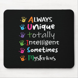 AUTISM AWARENESS Support Autismus Kids for Mama Va Mousepad