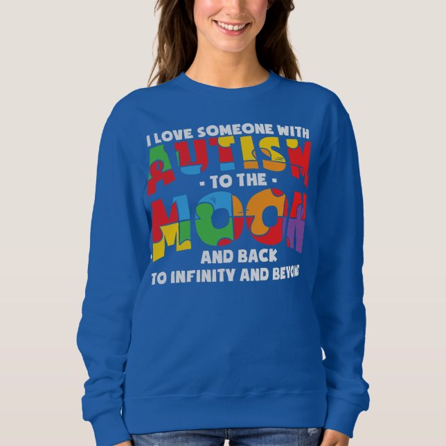 AUTISM AWARENESS Support Autismus Kids for Mama Va Sweatshirt (Vorderseite)