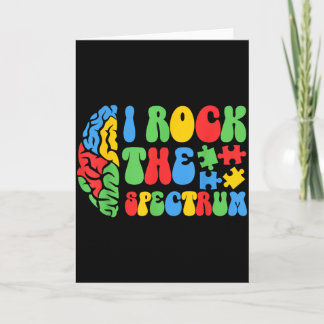 Autism Brain I Rock The Spectrum Awareness Boys Gi Karte