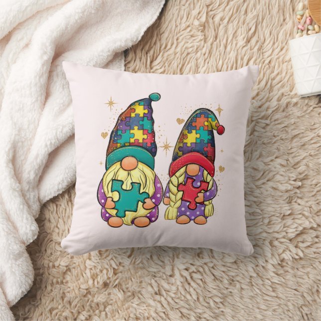Autism Couple Gnome Kissen (Decke)