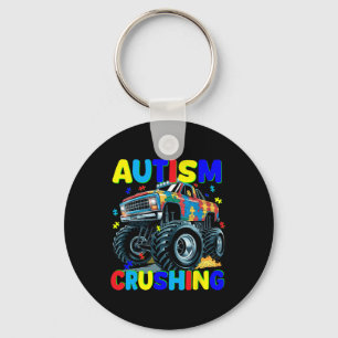 Autism Crusher Truck - Monster Truck Autism Awaren Schlüsselanhänger