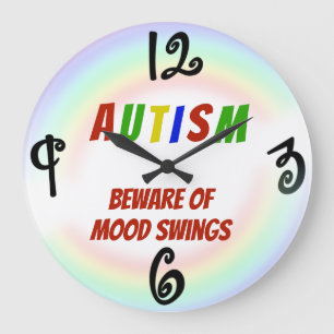 Autism - Custom Square Wall Clock Große Wanduhr