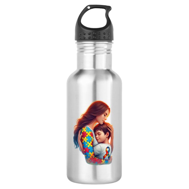 Autism Edelstahlflasche (Vorderseite)