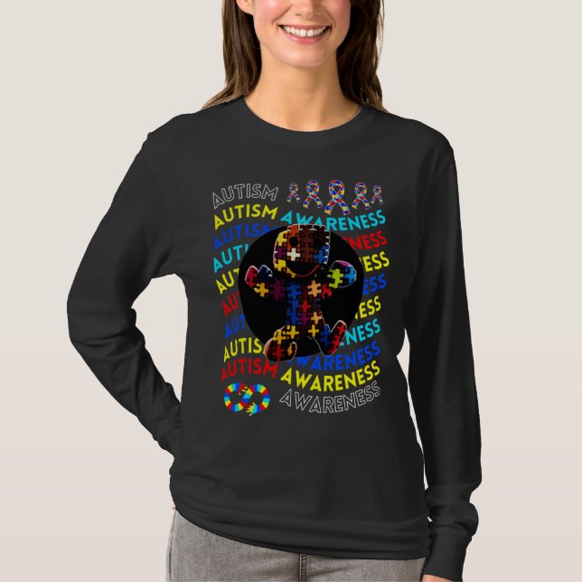 Autism Gamers Navigating Autism Autism Mom Dad Gam T-Shirt (Vorderseite)