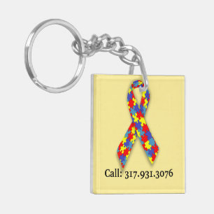 Autism ID Tag Parfois je fais Porte - clé