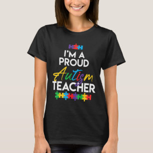 Autism-Im a Proud Autismus Lehrerin Frauen Herz G T-Shirt