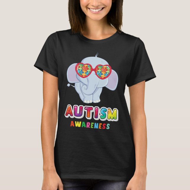 Autism is my Incredible talent Baby Elephant Autis T-Shirt (Vorderseite)