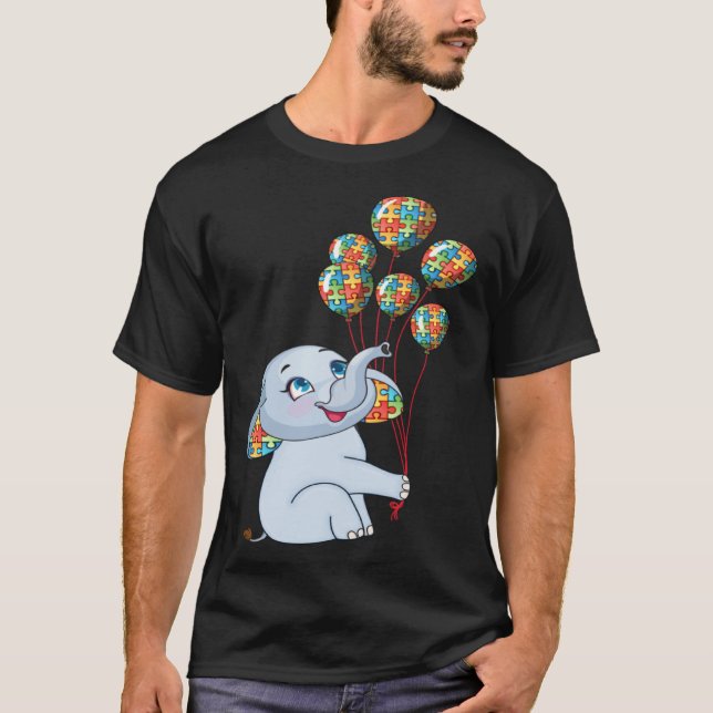 Autism is my Incredible talent Baby Elephant Autis T-Shirt (Vorderseite)