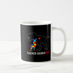 Autism Lehrer Dinosaur Teachersaurus Rex Awarenes Kaffeetasse