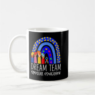 Autism Lehrer Traumteam Bildung Rainbo Kaffeetasse