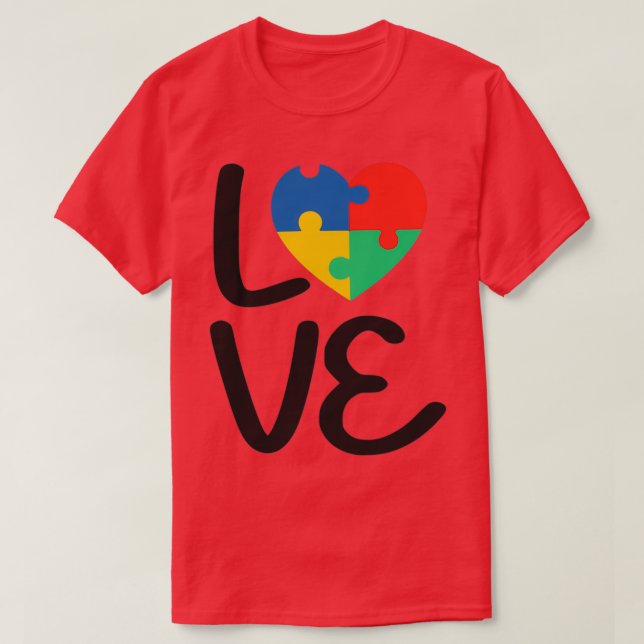 Autism LIEBE Classic TShirt (Design vorne)