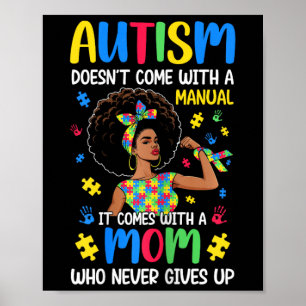 Autism-Mama kommt nicht mit einer Bedienungsanleit Poster