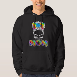 Autism Mama Messy Bun Sonnenbrillen Bandana Hoodie