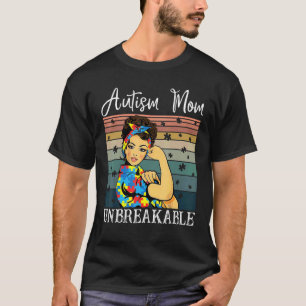 Autism-Mama Unzerbrechlich Starkes Mädchen T-Shirt