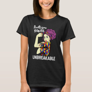 Autism-Mama Unzerbrechliches T-Shirt Autism Bewuss