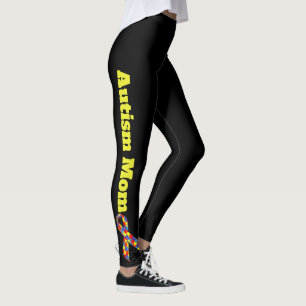 Autism Mom- : Leggings