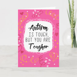 Autism Mom Mother Support Förderung Awareness Karte