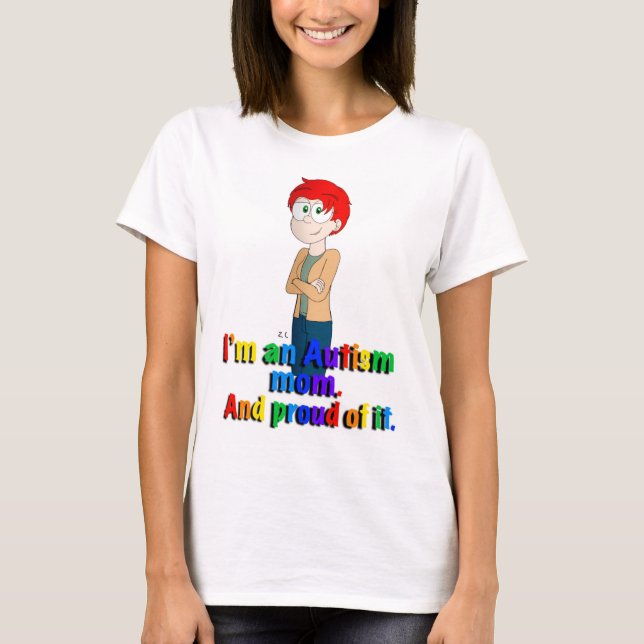 Autism mom T-Shirt (Vorderseite)
