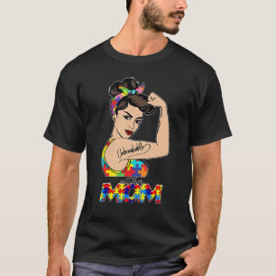 Autism-Mutter Unzerbrechlich für Mutter Frau Auti T-Shirt