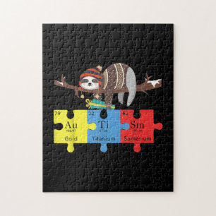 Autism Puzzle Chimie Sloth Sensibilisation sur l'a