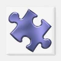 Autism Puzzle Piece Blue