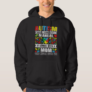 Autism Quote Autism Mom Never Give Ups Awareness Hoodie