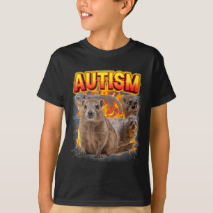 Autism Rock Hyrax Unpassend Funny Odly Specif T-Shirt