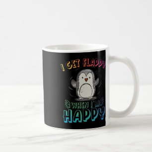 Autism Stimming Penguin Ich bekomme Flappy wenn ic Kaffeetasse