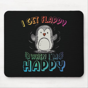 Autism Stimming Penguin Ich bekomme Flappy wenn ic Mousepad