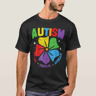 Autism Support Kids For Mom Dad Autism Awareness T-Shirt