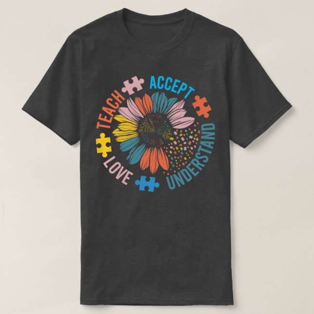 Autism Teacher T-Shirt (Design vorne)
