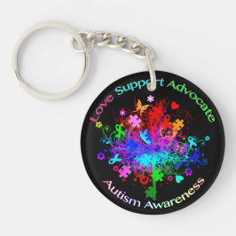 Autism Tree in Spectrum Schlüsselanhänger