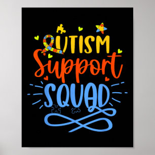 Autism Unterstützungsgruppe Autism Awareness Famil Poster