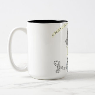 Autism Zweifarbige Tasse