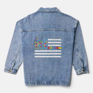 Autisme Mom American Flag World Sensibilisation su