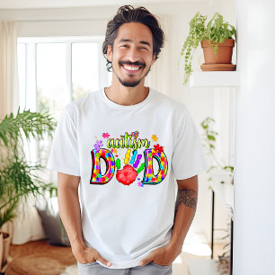 Autisme Papa Sensibilisation sur l'autisme T-shirt