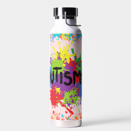 Autismo Rainbow Splash Trinkflasche