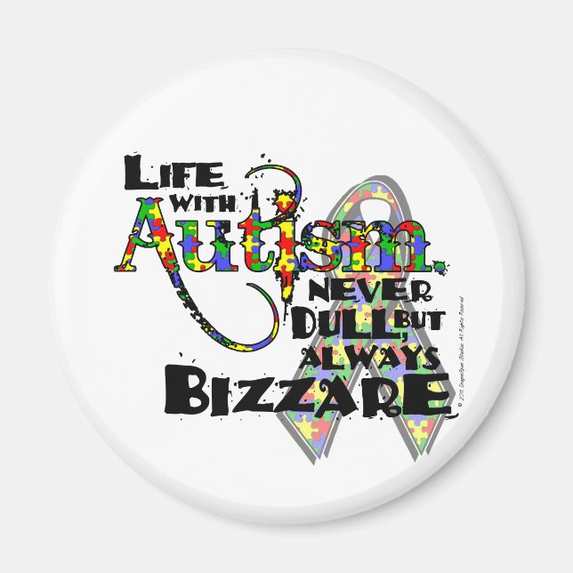 AutismTShirt Magnet (Vorne)