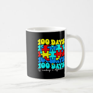 Autismus 100 Tage 100. Schullehrerautismus Kaffeetasse