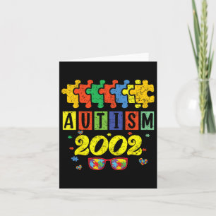 Autismus 2002 22. Geburtstag Sonnenblume Autismus Karte