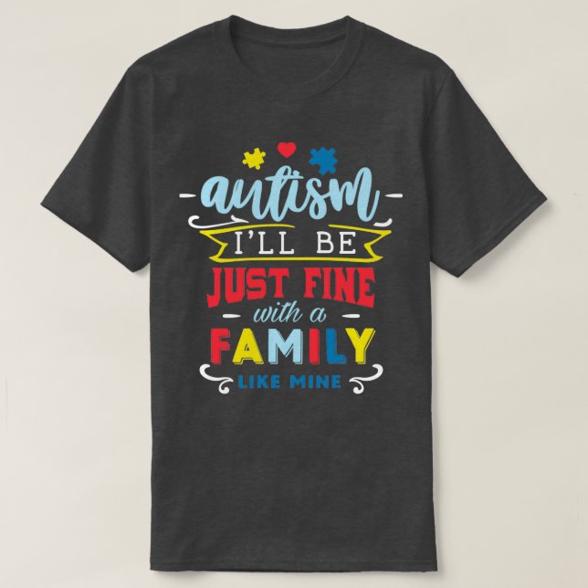 AUTISMUS 25 T-Shirt (Design vorne)