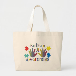 Autismus Aawareness Jumbo Stoffbeutel