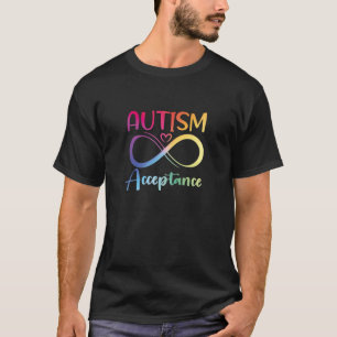 Autismus-Akzeptanz-Bewusstseins-Regenbogen-Infinit T-Shirt