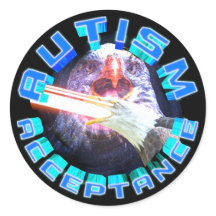 Autismus-Akzeptanz-Laser-Weltraum-Adler-Maximierun