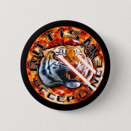 Autismus-Akzeptanz-Lasertiger mit Explosion Button
