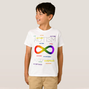 Autismus-Akzeptanz unendliche Punkte T-Shirt